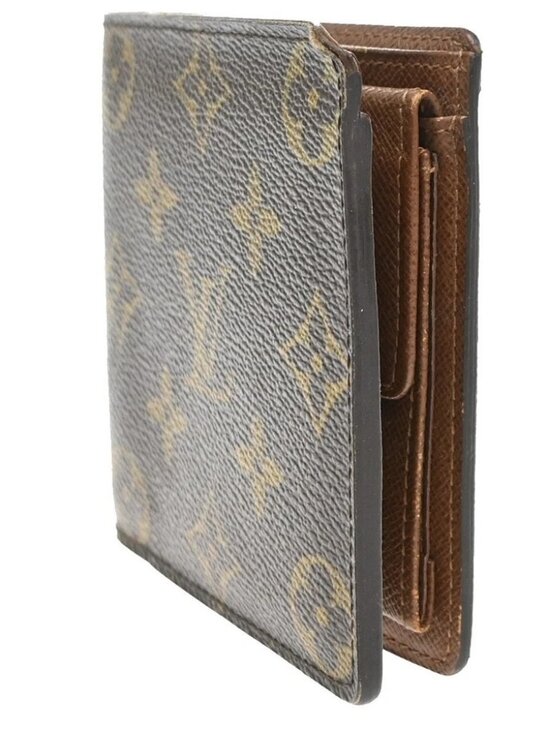 LOUIS VUITTON Portefeuille Marco Bifold Wallet Monogram  LOUIS VUITTON Portefeuille Marco Bifold Wallet Monogram Leather M61675 60YH957